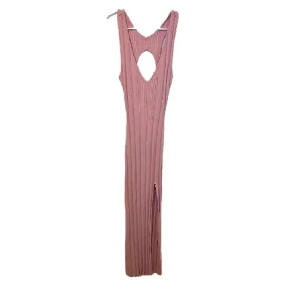 Hera Collection Ribbed Tank Midi Dress Large